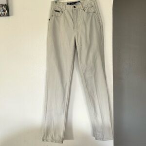 Vintage High Rise POSTED Jeans. 36” Inseam. 28” Waist